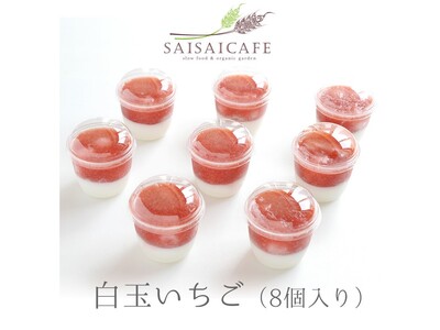 SAISAICAFE 白玉いちご(8個入り)[VA00760]