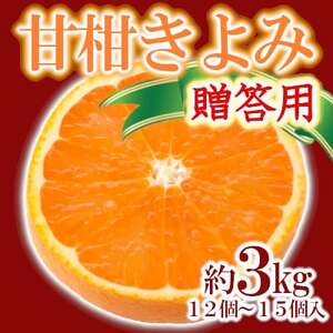 「甘柑きよみ」贈答用3kg[C79-26]