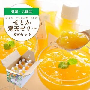 高級柑橘せとか寒天ゼリーセット8本 ミヤモトオレンジガーデン[C25-27]