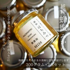 純粋はちみつ[みかん蜂蜜]300g×2本セット[C74-1]