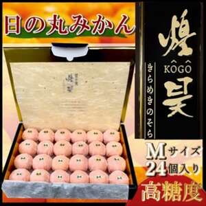 日の丸みかん「煌昊(こうごう)」24個入/個包装/手詰め/高糖度/光センサー使用[G79-1]