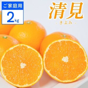 [ご家庭用]清見 2kg 愛媛県 八幡浜市 西宇和地区 柔らかい果肉[C25-377][配送不可地域:離島]