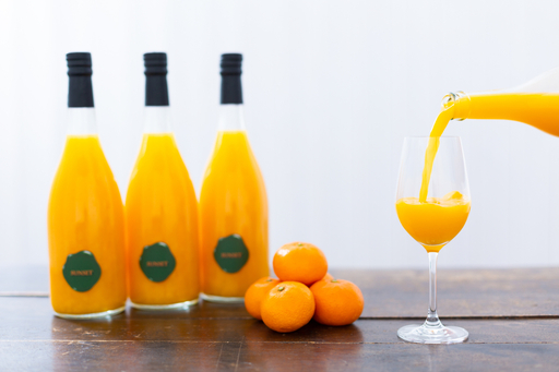 [毎月定期便][SUNSET]夕やけみかん100%ジュース(3本入)全3回[H49-24][4013664]