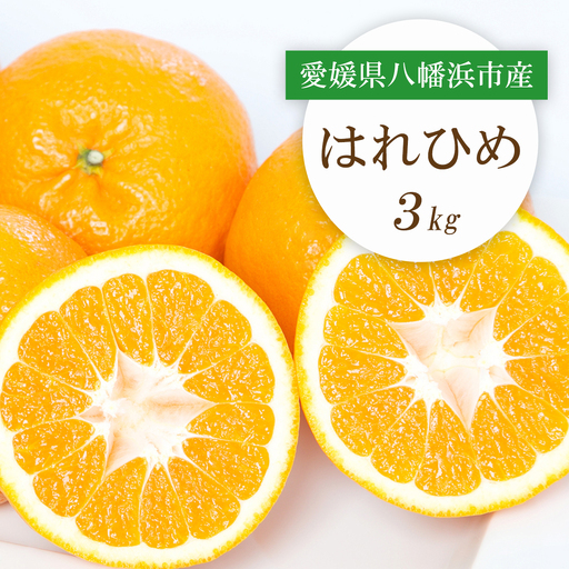 【先行受付】愛媛県八幡浜市産 はれひめ3kg【C25-206】【1612488】 YWTAP147