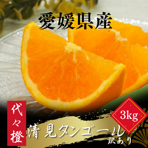 [先行受付][トロッととろける果実][訳あり]清見タンゴール 3kg[A83-32][1623456]