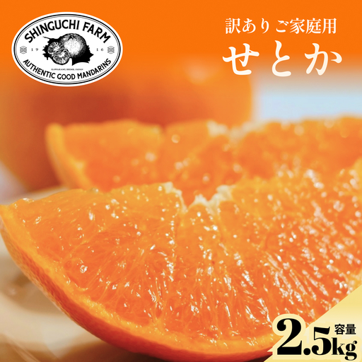 [先行受付]訳ありだけど美味しさそのまま[訳あり]せとか 2.5kg[A70-155][1707145]
