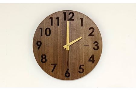 wood clock 280WN 壁掛け時計 時計 壁掛け 木製 無垢材 インテリア