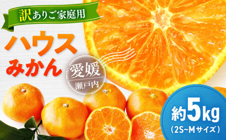 [先行予約][夏限定][ご家庭用]愛媛県産 峯田農園のあま〜い「ハウスみかん」5kg 小玉(2S,S,Mサイズ混合)愛媛県大洲市/峯田農園 [AGBT021]