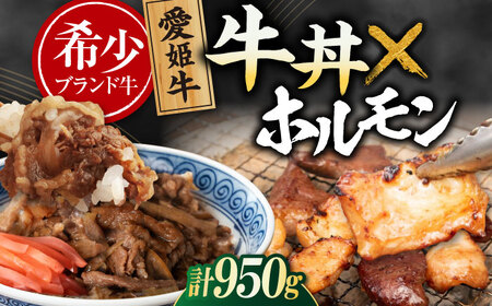 [冷凍] 牛丼×3食とミックスホルモン×500g 計950g /木村屋精肉店 [AGCC072] 総菜 人気