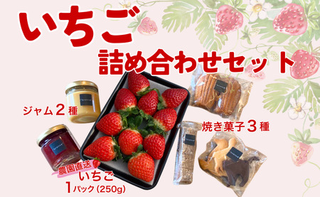 イチゴジャム 無添加 いちご くぼなか農園 ミルクジャム おまかせ焼き菓子 ギフト 数量限定 農園直送 愛媛 伊予市|