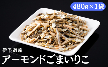 アーモンド小魚 480g×1袋 アーモンドフィッシュ アーモンドごまいりこ カルシウム 給食 オカベ 伊予灘産 伊予市 愛媛|