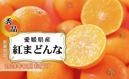 愛媛県産 紅まどんな「秀品」JA正規品 約2.7kg 数量限定30箱 12月〜順次発送[柑橘 甘い 高級 極上 直送 正規みかん 愛果28号]