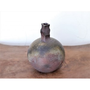 備前焼 一輪挿し・玉(数量限定品) st-010