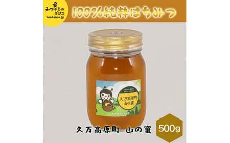 はちみつ「山の蜜(500g)」|純粋 国産 蜂蜜 非加熱 ハニー 蜂 ギフト 贈答 朝食 スイーツ パン アイス 無添加 愛媛 久万高原町