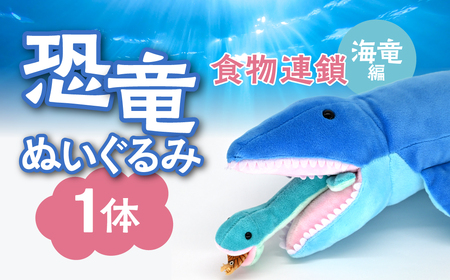 恐竜ぬいぐるみ 食物連鎖 海竜編