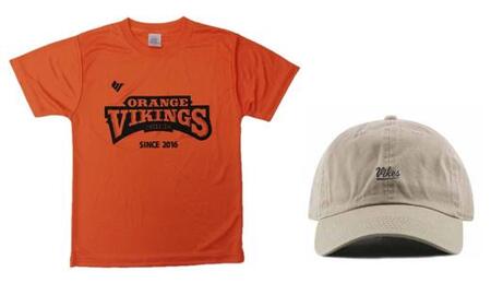 定番のオレンジTシャツ(140サイズ)&選手考案のキャップセット[衣料 ファッション 人気 おすすめ 送料無料]