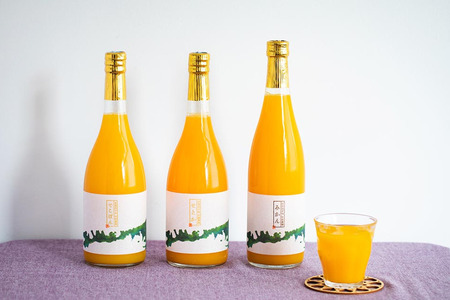 【愛媛県産】田縁農園の無添加100%ジュース 3本セット（720ml×3本/みかん1、せとか1、不知火1） ストレート果汁100％  IKTA007 