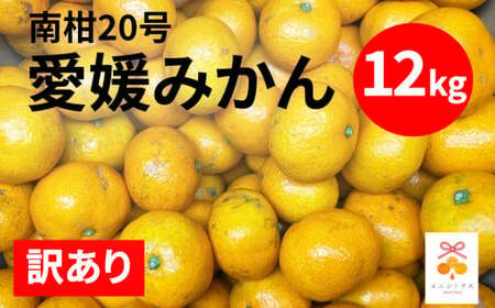 訳あり 愛媛みかん 南柑20号 12kg みかん 蜜柑 果物 柑橘 フルーツ 傷 不揃い ゼリー ジュース ビタミンC 健康 美容 農園 直送 文旦 ポンカン 温州みかん 河内晩柑 せとか 紅まどんな レモン ブラッドオレンジ デコポン 不知火 みかん エニシトラス 愛媛県 愛南町