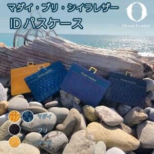 [Ocean Blue]Ocean Leather IDパスケース[マダイ]