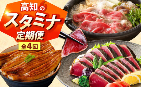 [4回定期便]高知のスタミナ定期便 /カツオ 食べ比べ 鰹のセット 鰹定期便 高知市 こだわりのかつお[ATZX022]