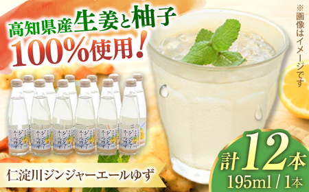 仁淀川ジンジャーエールゆず12本/ 土佐生姜 スパークリング ジンジャーエール 爽やか[はるのTERRACE][ATAV006]
