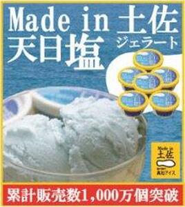天日塩ジェラート6個 | 塩アイス Made in 土佐 高知アイス カップ