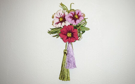 コスモス髪飾り らんまん 花 雑貨 造花 インテリア お祝い ギフト 贈答 人気 送料無料 高知市 [花工房美呂] [ATCO007]