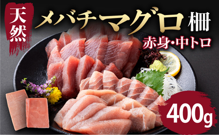 [ 天然まぐろ ] 中トロ・赤身 柵 400gセット(100g×4pc) サク さく 天然 めばち マグロ 鮪 まぐろ 100% 冷凍 刺身 海鮮 丼 刺し身 小分け 高知 室戸 8000円