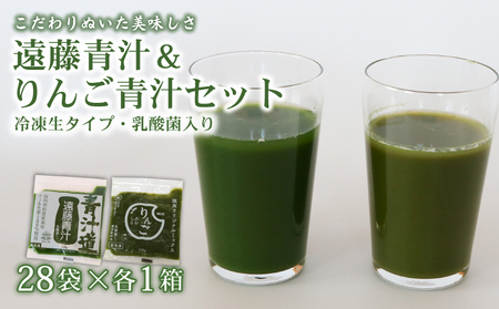 遠藤青汁とりんご青汁 [生] 冷凍 | 100g×56袋 生青汁 国産青汁 青汁セット