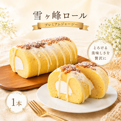 雪ヶ峰ロール プレミアムジャージー 1本 ケーキ
