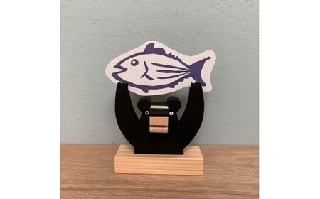 カードスタンド クロクマ 木製 雑貨 高知県 木 ぬくもり雑貨 [TAKEDA GANGU] [BQDN001]