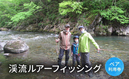 渓流ルアーフィッシング[体験チケット]体験 チケット 自然 川 釣り 北海道 日高町