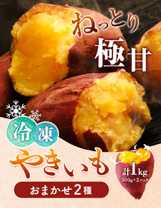 冷凍 焼きいも 約1kg シルクスイート 安納芋 ベニアズマ 紅はるか ハロウィンスイート 北海道