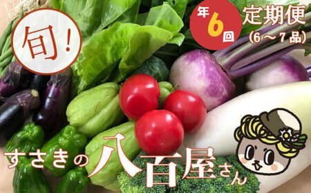 定期便 6回 旬 野菜 詰め合わせ セット 6〜7品 数量限定 やさい 送料無料 野菜 ほうれん草 ブロッコリー 人参 じゃがいも 白菜 キャベツ 小松菜 ピーマン ししとう 玉ねぎ オクラ ナス ネギ さつまいも 里芋 にんにく きゅうり 生姜 定期便 セット 詰め合わせ