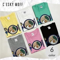 CESKYMOFF チェスキーモフ Tシャツ 全6色 全8サイズ 綿100% 鍋焼き ラーメン ご当地 須崎市 高知県