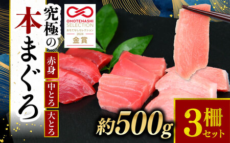 本マグロ 大トロ 中トロ 赤身 3種 セット 500g まぐろ トロ 刺身 さしみ 刺し身 鮮魚 まぐろ赤身 鮪 魚介 魚 マグロ 漬け ユッケ 海鮮丼 国産 養殖 高級 養殖 人気 寿司 本鮪 お正月 冷凍 高知 宿毛 冊 ギフト ごちそう