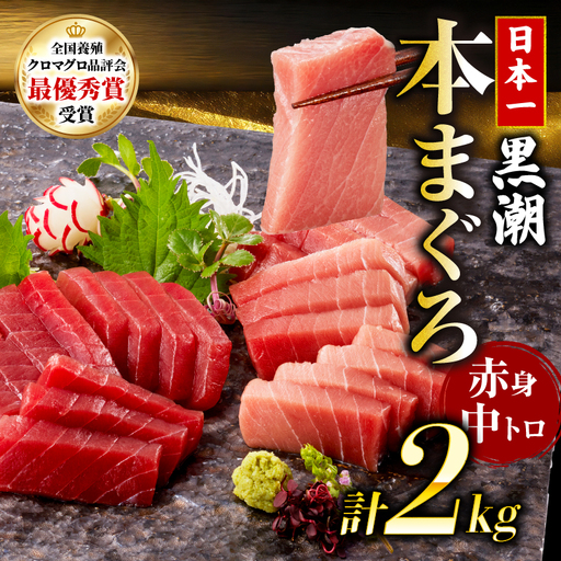 本マグロ2種セット 中トロ 赤身 2kg 日本一 まぐろ トロ クロマグロ 黒マグロ 刺身 冷凍 刺し身 鮮魚 本鮪 まぐろ赤身 鮪 魚介 魚 マグロ 漬け 食べ比べ 国産 養殖まぐろ 高級 養殖 人気 寿司 ユッケ 海鮮丼 さしみ お正月 冊 全国養殖クロマグロ品評会 ランキング 1位 高知道水 宿毛市 高知県