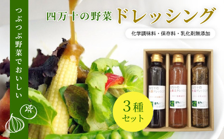 つぶつぶ 野菜 で おいしい 四万十の野菜 ドレッシング 3種 セット(とまと・玉葱・生姜) サラダ 調味料 ベジタブル ギフト お中元 お歳暮 贈答 高知 四万十 しまんと [ 化学調味料 保存料 乳化剤 無添加 ]