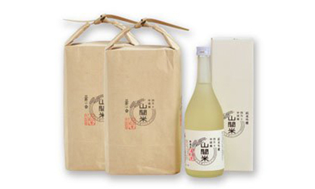  山間米10kgと純米吟醸酒「山間米」