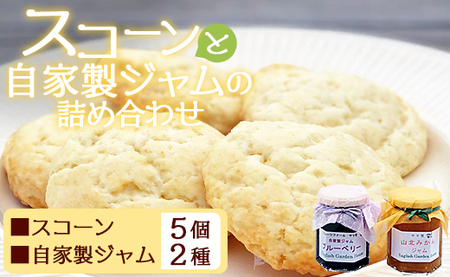 人気のスコーンと自家製ジャムの詰め合わせセット - スイーツ 焼き菓子 手作り 加工品 ジャム eh-0036