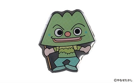 香美市イメージキャラクターピンバッジ(さんれい さんちゃん) ピンバッジ バッジ やなせたかし やなせたかし先生デザイン 香美市限定 ふるさと納税限定 高知県 香美市