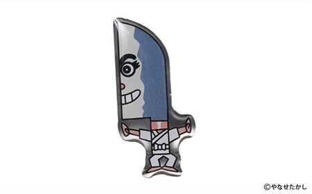 香美市イメージキャラクターピンバッジ(土佐打刃物タンちゃん) ピンバッジ バッジ やなせたかし やなせたかし先生デザイン 香美市限定 ふるさと納税限定 高知県 香美市
