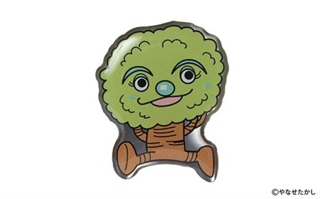 香美市イメージキャラクターピンバッジ(森のモリくん) ピンバッジ バッジ やなせたかし やなせたかし先生デザイン 香美市限定 ふるさと納税限定 高知県 香美市