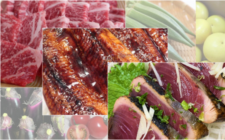 土佐あかうし うなぎのかば焼き かつおのタタキ 欲張り定期便 5回 5か月 5ヶ月 定期便 牛肉 うなぎ かつお タタキ 野菜 セット 詰め合わせ 土佐 あかうし 和牛 厳選 国産 鰻 蒲焼き 藁焼き 鰹 たたき 新鮮 野菜 産地直送 ふるさと納税 人気 高知 安田町 MTK-01