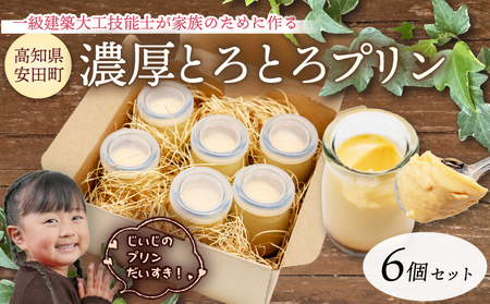 濃厚とろとろプリン 6個セット
