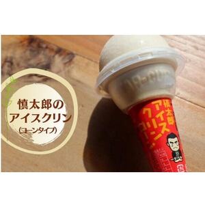 慎太郎アイスクリンコーン10個[配送不可地域:離島]