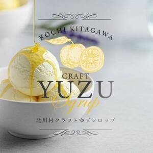 北川村クラフトゆずシロップ 300ml×3本