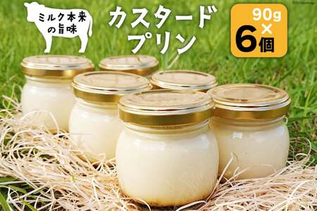 You Farmのカスタードプリン(90g×6個) [You farm 高知県 津野町 26ae0001] プリン ぷりん 洋菓子 スイーツ 瓶詰め デザート お菓子 おやつ 冷蔵