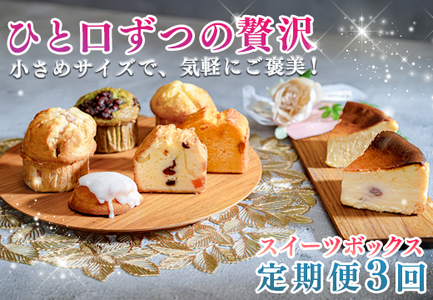 [定期便3回]贅沢 スイーツ ボックス 人気 ケーキ 詰め合わせ デザート おやつ チーズケーキ 苺