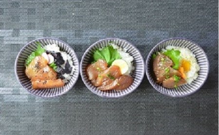 [土佐沖 丼シリーズ]お手軽!漬け丼 セット (かつお・まぐろ・天然ぶり) 各3袋[1401]